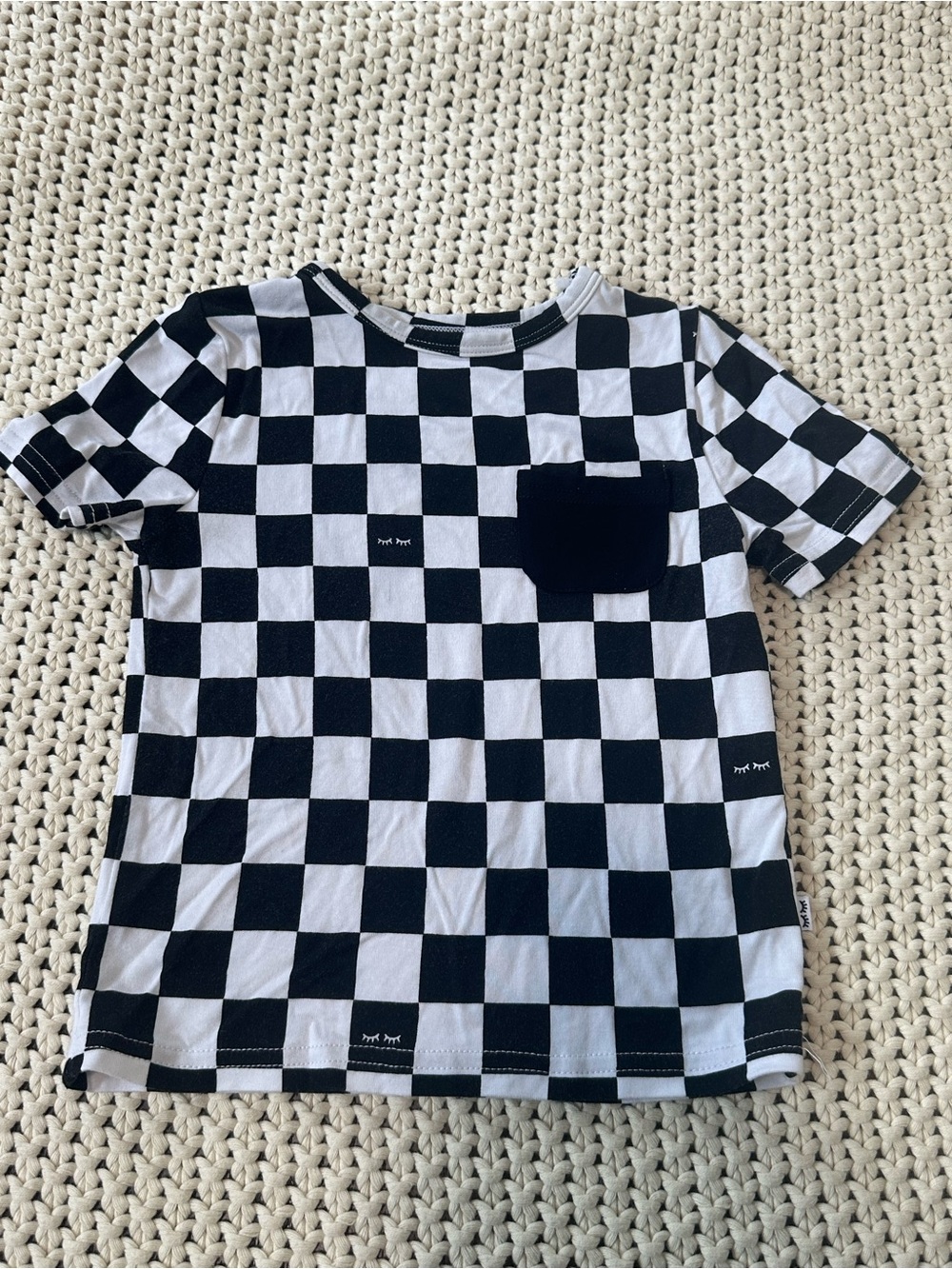 Little Sleepies 12-18 Months Cool Checks Checkered Short Sleeve Tee